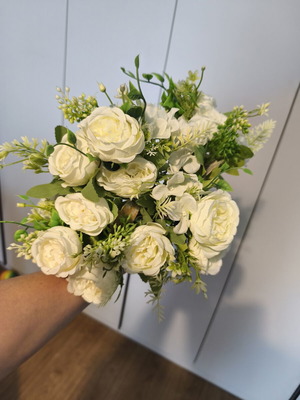 Artificial flowers set of 4 new, natural look, spring decor