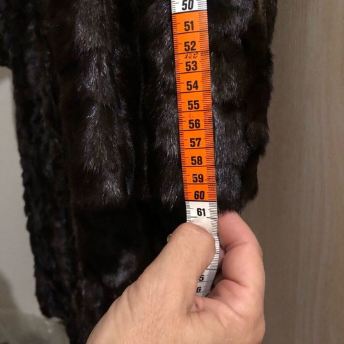 Coat of natural astrakhan fur like new, brand ΧΑΡΗΣ Furs