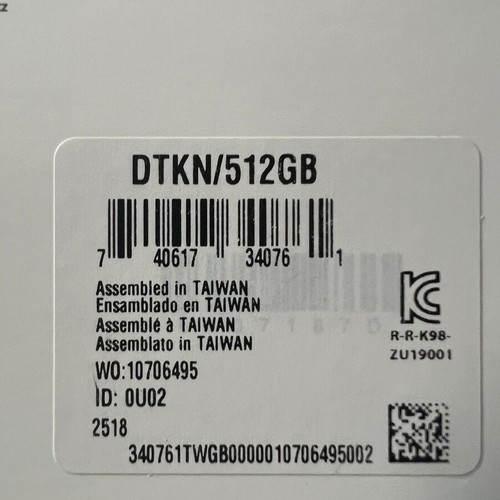 Kingston DataTraveler KysonDTKN-512GB USB3.2 sealed