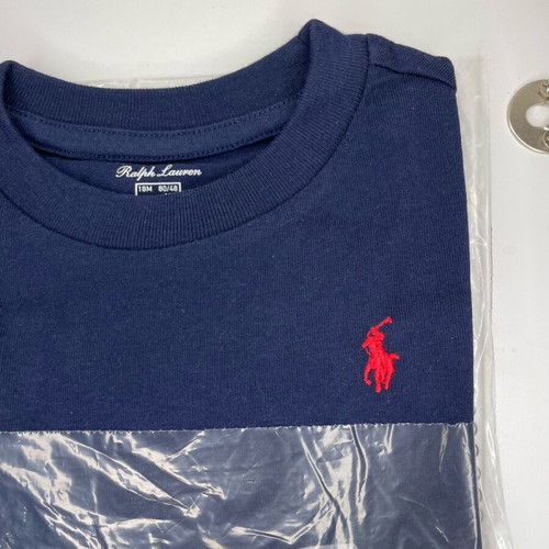 Polo Ralph Lauren Kids Short-Sleeve T-Shirt Navy 18M New