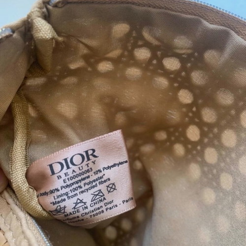 Dior 2026 Eco Raffia Limited Edition Cosmetic Bag New