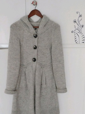 Ζακέτα ολόμαλλη Benetton γκρι σαν καινούργιο