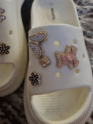 Migato white sandals size 36.5