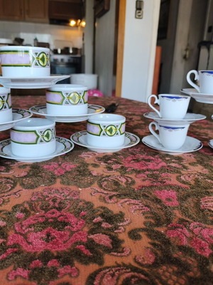 Tea and coffee cups new, set