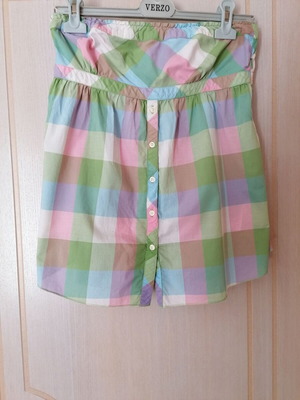 Mexx Στράπλες Πουκάμισο Μπλούζα Καινούργιο, Πολύχρωμο, Μέγεθος L