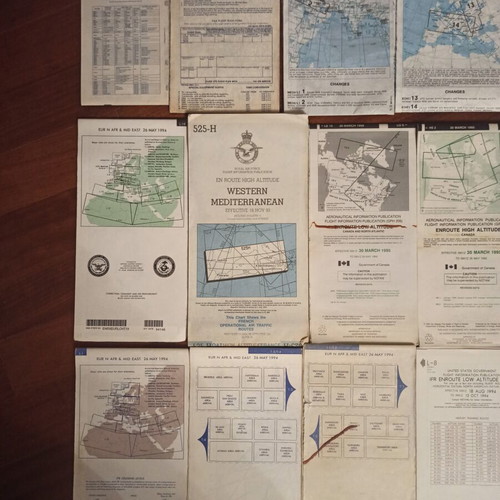 DoD Flight Information Publications FLIPs collection used, 26 pieces