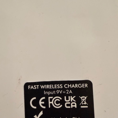 Fast Wireless Charger 9V/2A with USB cable new