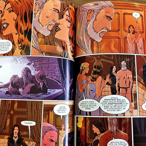 Graphic Novel The Witcher Curse of Crows new, Greek