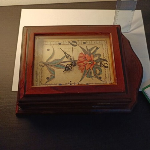 Wall clock used with key holder