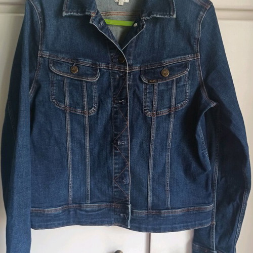 Lee denim jacket Slim Rider blue, like new, extra large women's