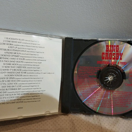 Bing Crosby Everything I Have Is Yours CD like new, pop jazz
