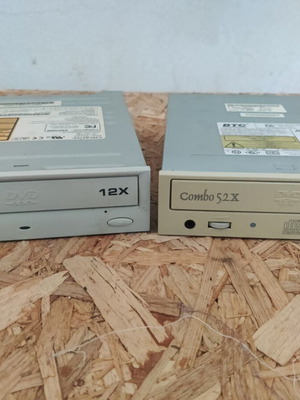 CD-ROM drives μεταχειρισμένα, Creative dvd1242e και BTC bco52161m, προς επισκευή