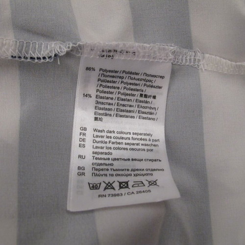 Helly Hansen women's dress size M striped blue white like new