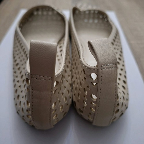 H&M ballerinas flat perforated size 38 like new beige
