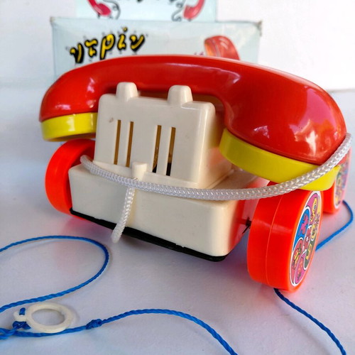 Happy Solpa Toy Phone from 1970s, new condition