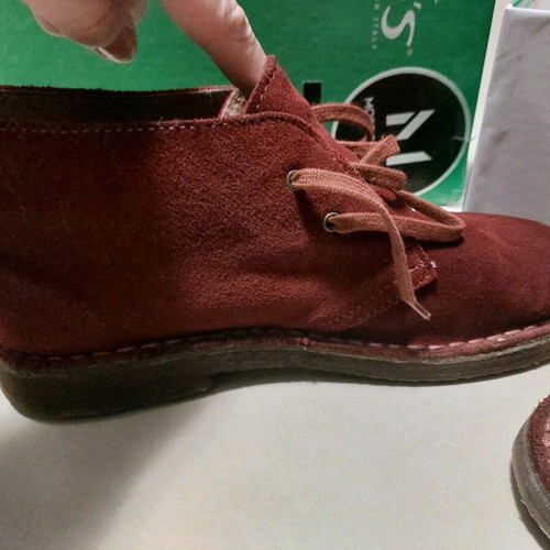 Keps burgundy castor boots in excellent condition