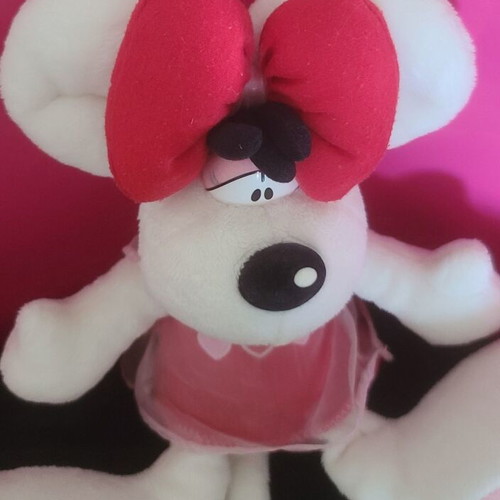 Diddlina plush mouse like new, 30 cm height