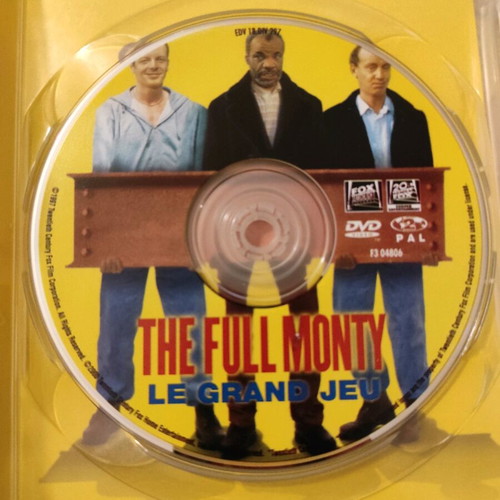The Full Monty DVD used with Greek subtitles