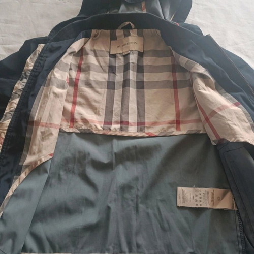 Burberry kids thin jacket 4Y 104cm dark blue, like new