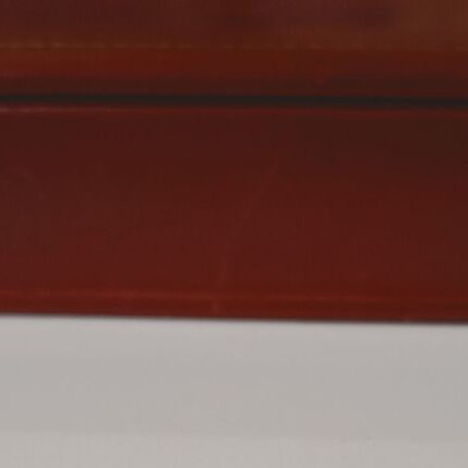 Red box used, decorative and storage for desk