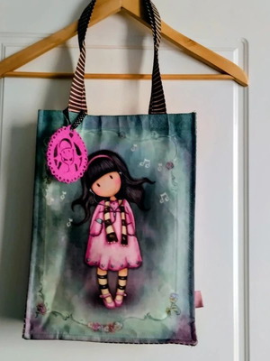 Santoro Gorjuss Little Song τσάντα shopper σε πολύχρωμο