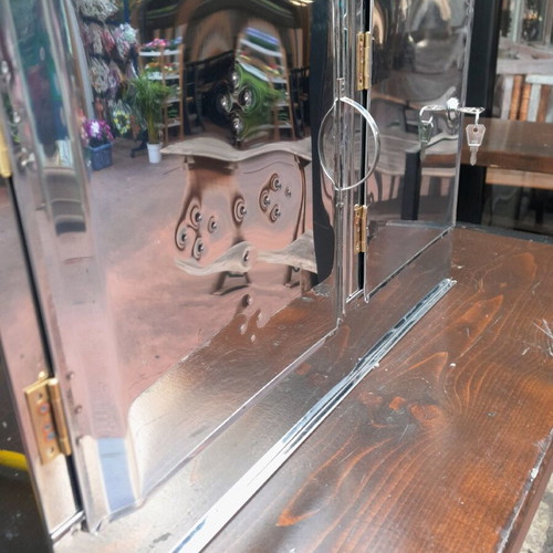 Stainless galvanized candle lantern new with lock
