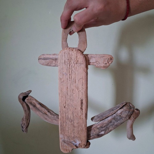 Anchor made of driftwood new handmade hanging decor