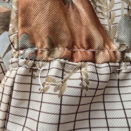 Vintage dress 1970s brown, used, size S