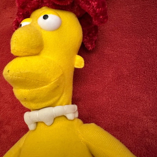 Sideshow Bob plush from The Simpsons like new, 45cm