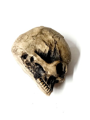 Decorative Ceramic Skull Stoneware Handmade