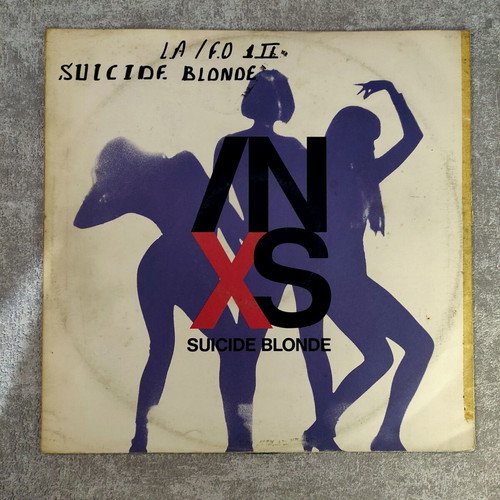 INXS Suicide Blonde 12'' Maxi Single used, original Greek pressing