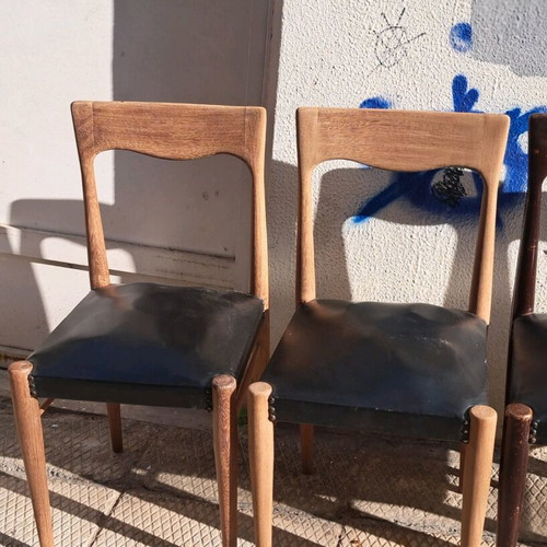 Καρέκλες τραπεζαρίας σετ 4αδα μεταχειρισμένες, δεκαετίας του 50'