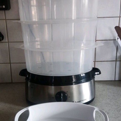 Russell Hobbs steamer like new, 800W, 9l, 3 tiers