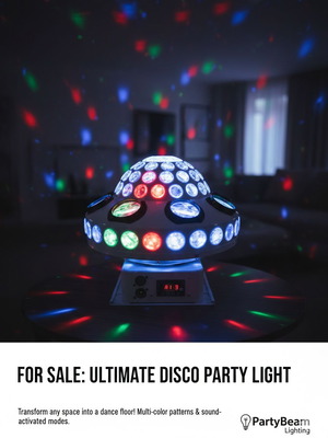 Φωτορυθμικό LED Stage Light Magic Lamp καινούργιο