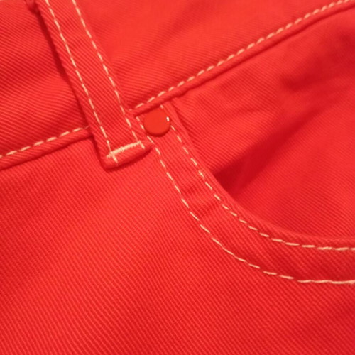 Laura Ashley pants new, size UK 12, red, elastic