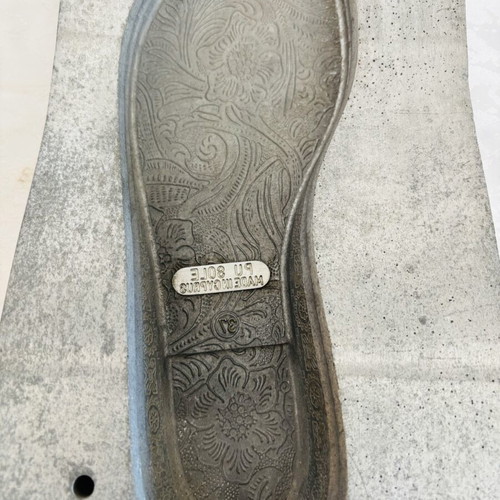 Cypriot Shoe Sole Metal Mold Used