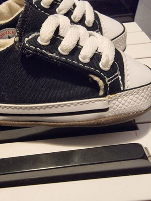 Converse All Star бебешки номер 17 нови, платнени