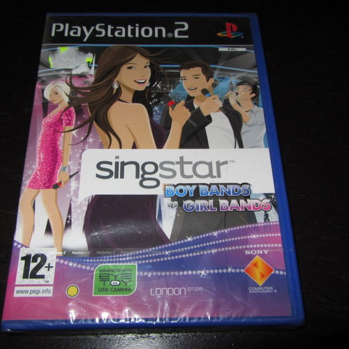 Singstar Boy Bands vs Girl Bands Sony PS2 new sealed