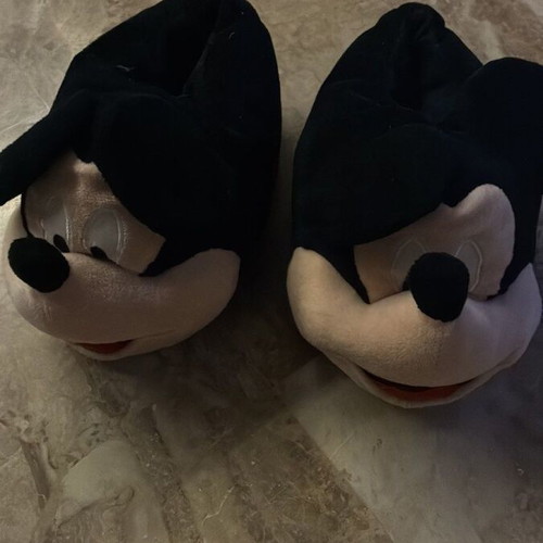Disney Mickey winter slippers like new, sizes 35-37