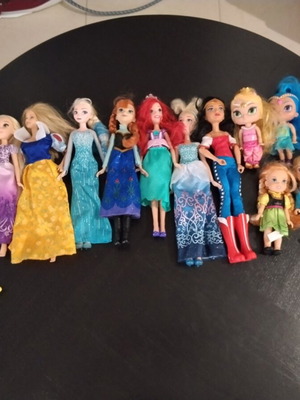 Disney heroes dolls, set of 14