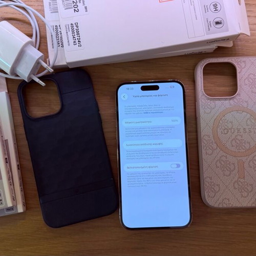 Apple iPhone 14 Pro Max 256GB Gold like new with 100% battery
