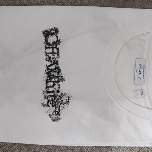 Off White heraldic threshold arrows t-shirt, white, size Large