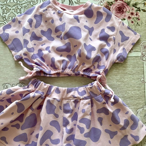 Mirabelle KidsCollection girls' set size 3-4 like new, pink and purple