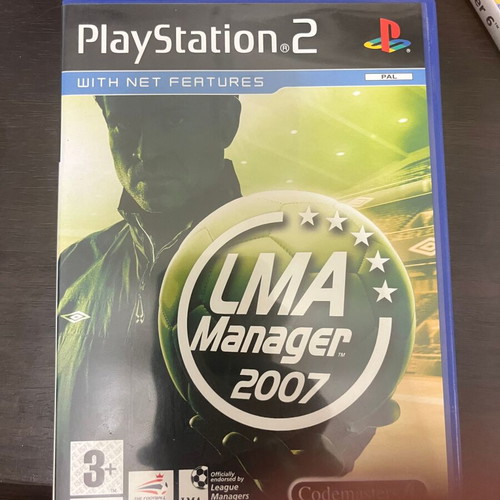 LMA Manager 2007 PS2 game used, original