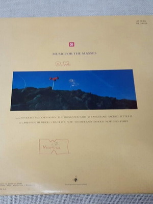 Depeche Mode Music For The Masses LP μεταχειρισμένο, Ελλάδα 1987