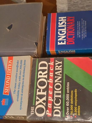 English dictionaries Oxford set of 4 used