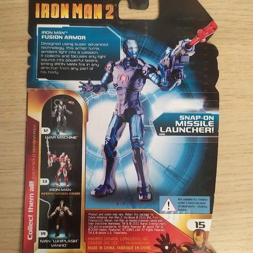 Iron Man Fusion Armor figure 11 cm like new