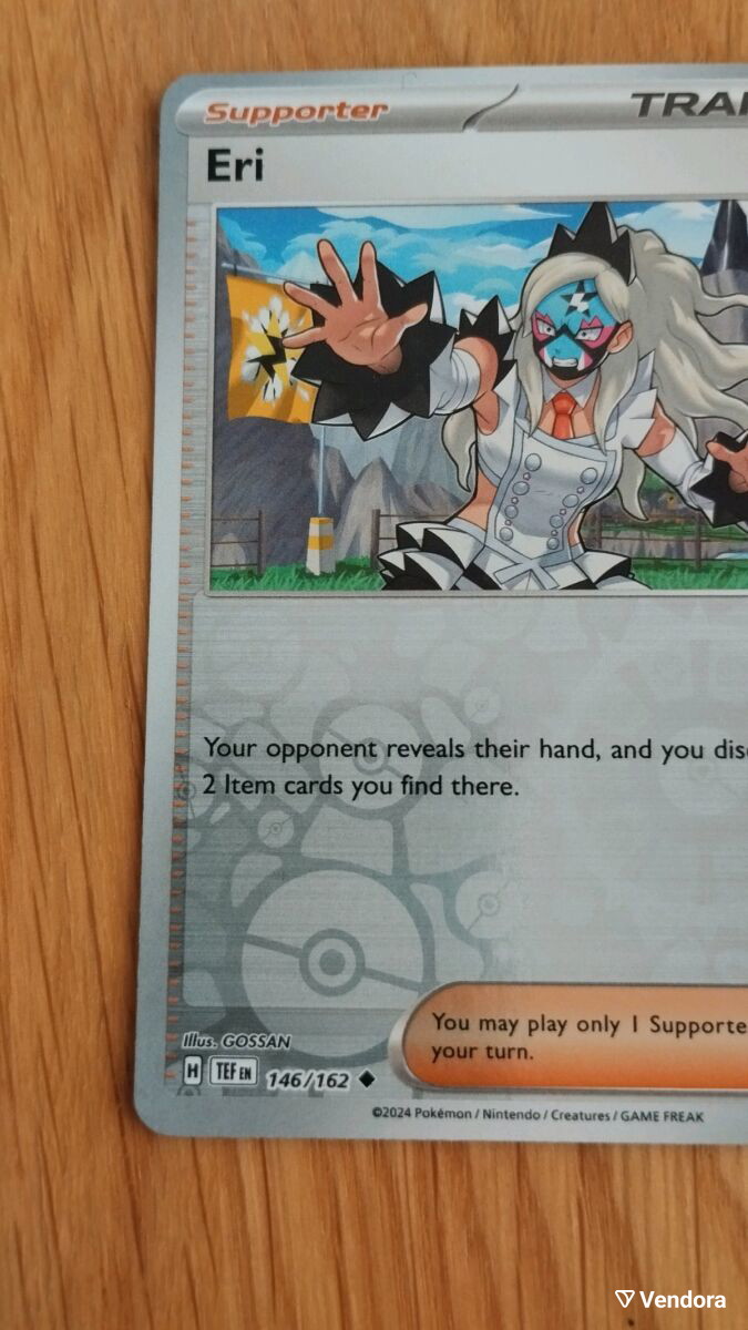 eri pokemon card Eri Full Art Trainer Temporal Forces 199/162, NM Pokemon Card