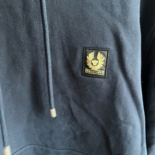 Belstaff hoodie used, cotton, navy, size XXL