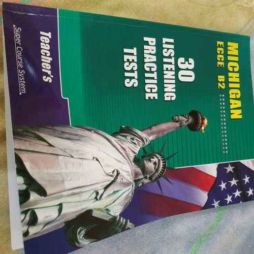 English book Michigan B2 Listening Practice Tests like new